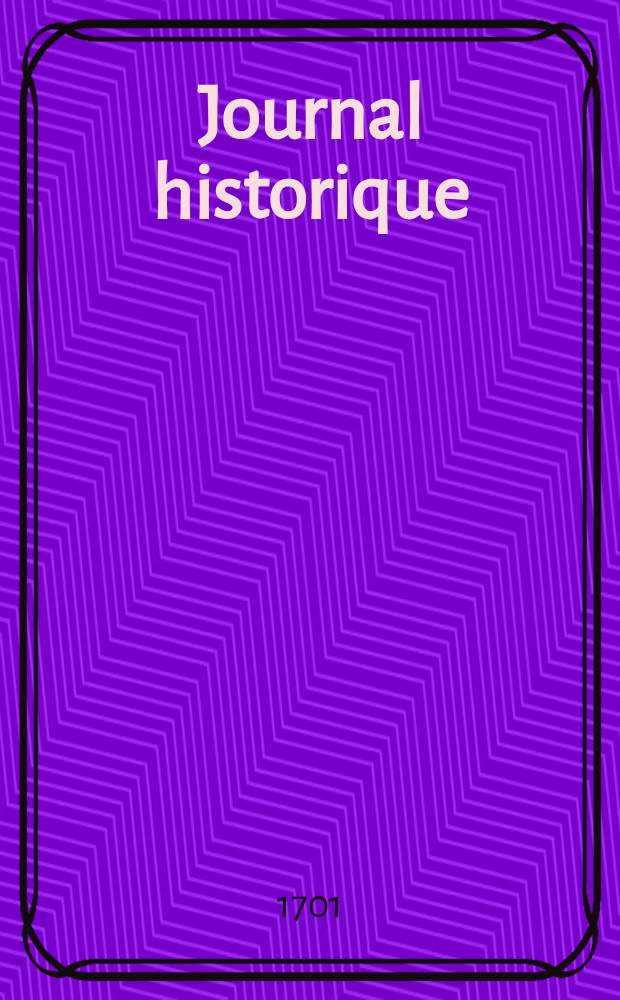 Journal historique