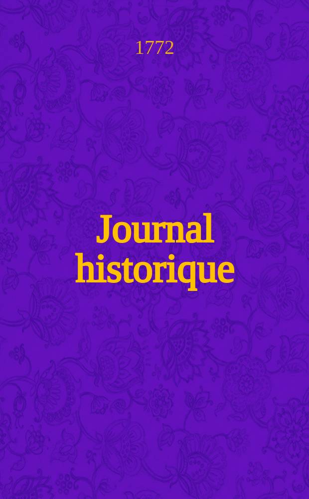 Journal historique