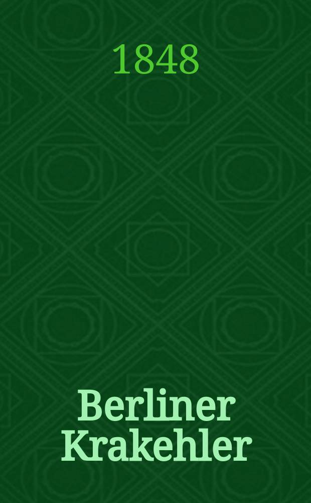 Berliner Krakehler