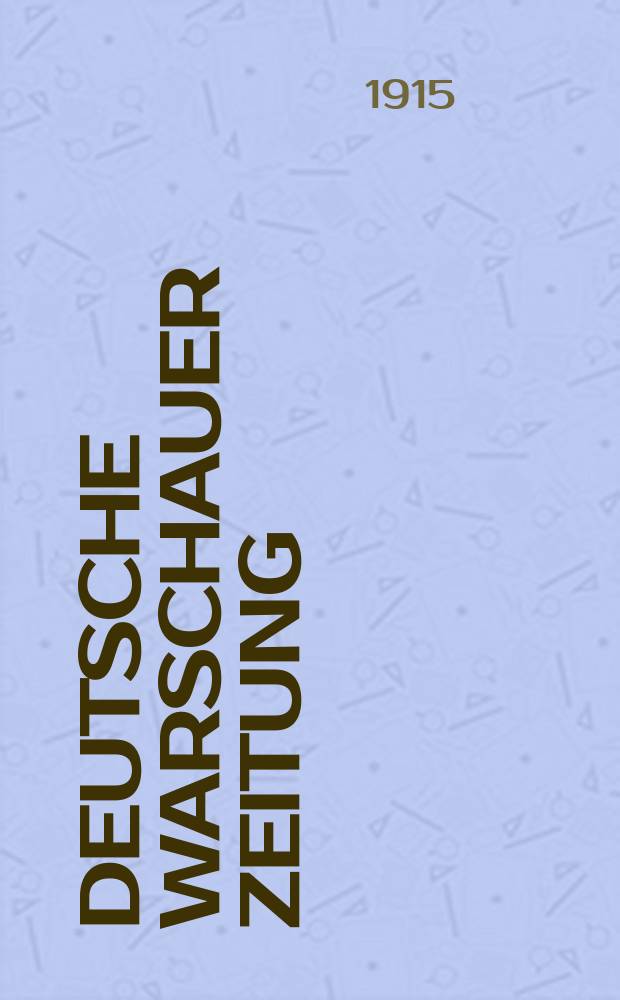 Deutsche Warschauer Zeitung