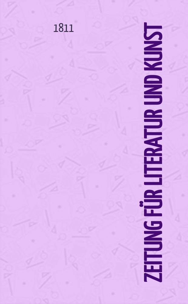 Zeitung für Literatur und Kunst