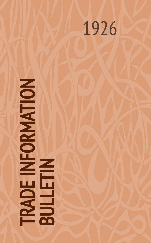 Trade information bulletin