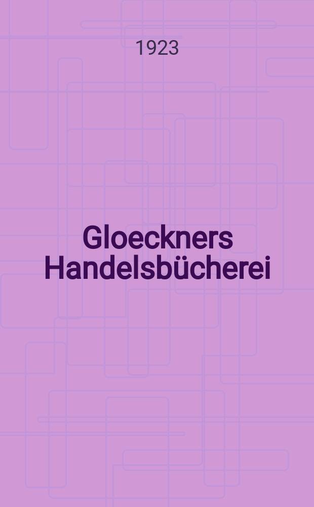 Gloeckners Handelsb&uuml;cherei