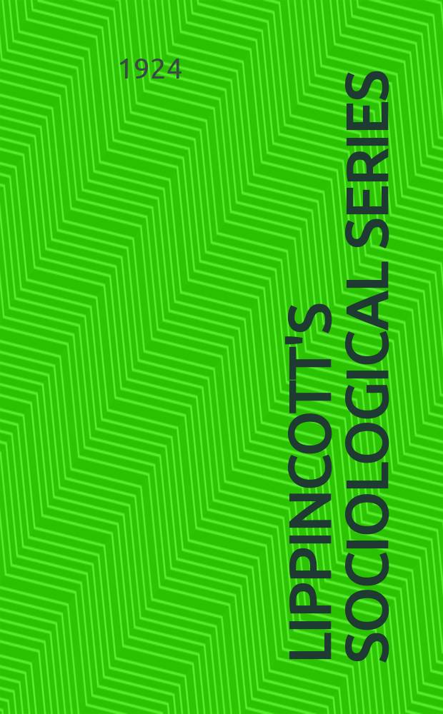 Lippincott's sociological series
