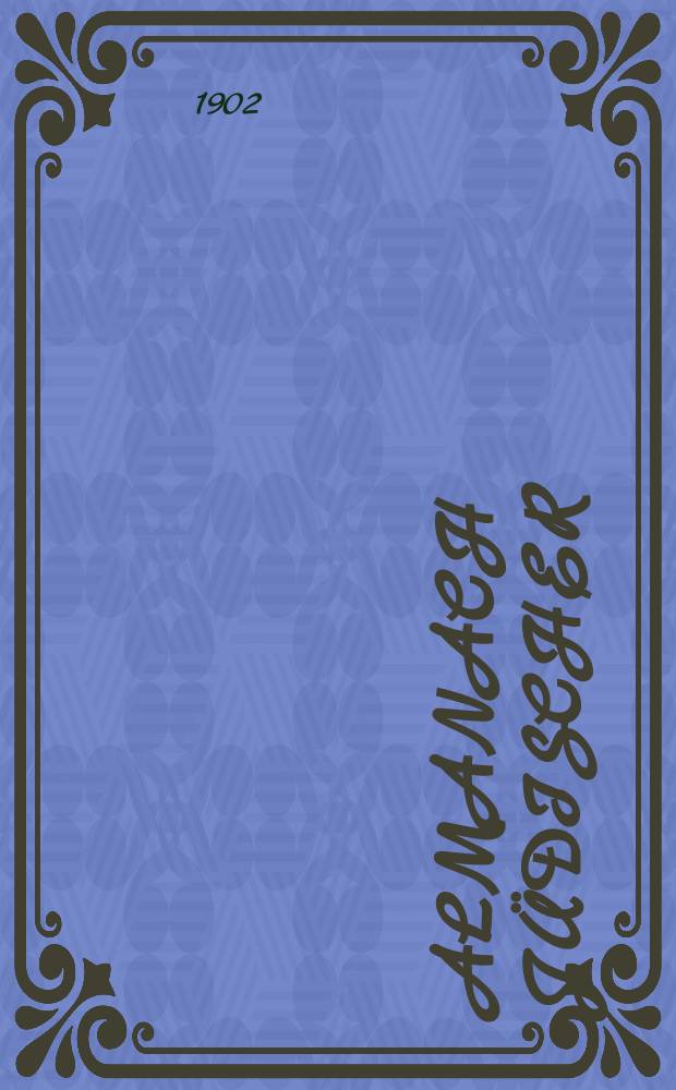 Almanach j&uuml;discher