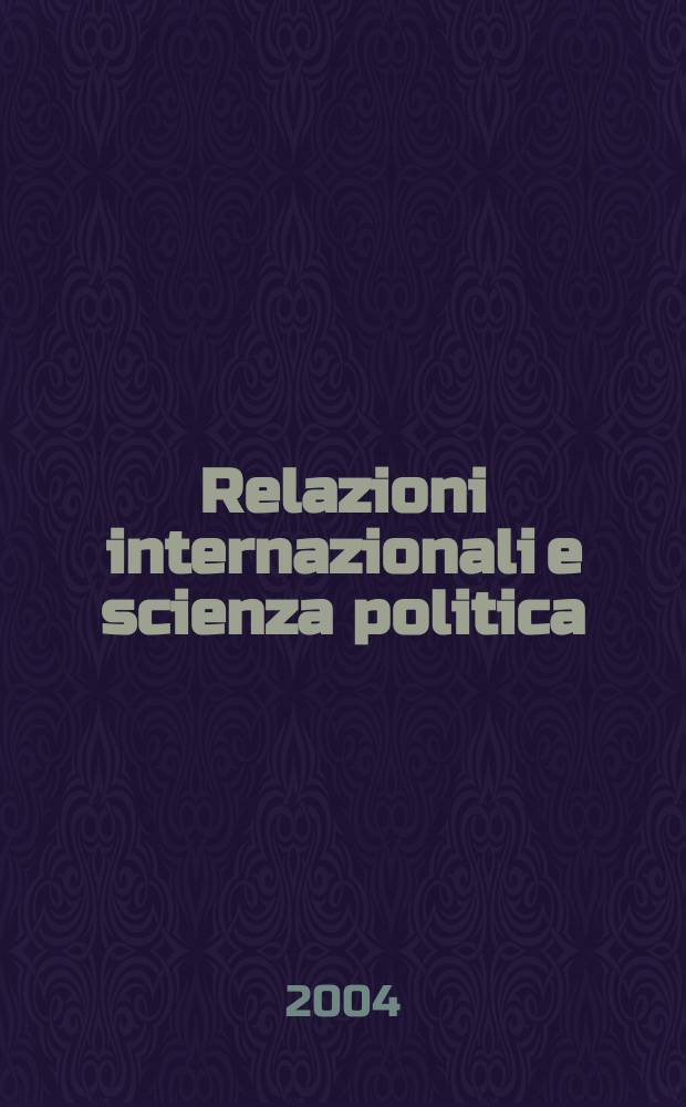 Relazioni internazionali e scienza politica : collana dell'Alta scuola di economia e relazioni internazionali. 6 : Lo spazio politico della regione = Политическое пространство региона: гражданство, действия правительства и социальная политика