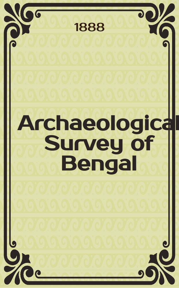 Archaeological Survey of Bengal