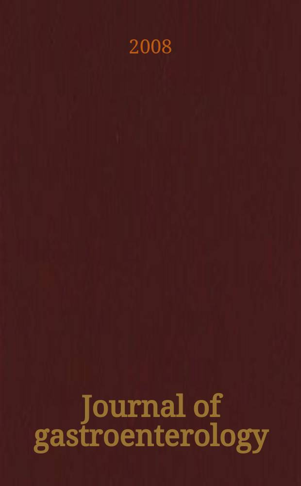 Journal of gastroenterology : Off. publ. of the Jap. soc. of gastroenterology. Vol. 43, № 4