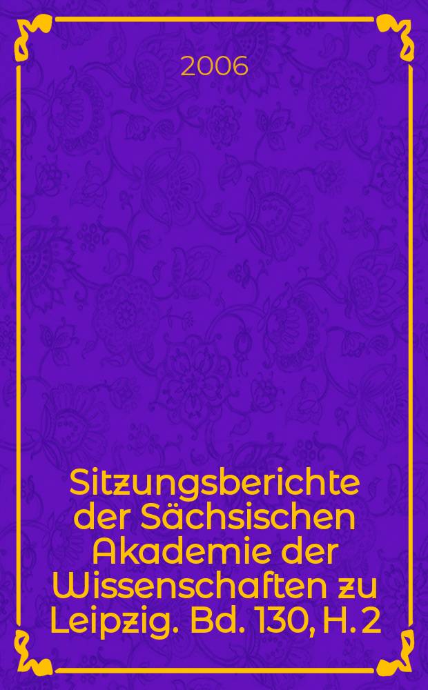 Sitzungsberichte der Sächsischen Akademie der Wissenschaften zu Leipzig. Bd. 130, H. 2 : Monte-Carlo-Simulationen zur Selbstassoziation amphiphiler Moleküle