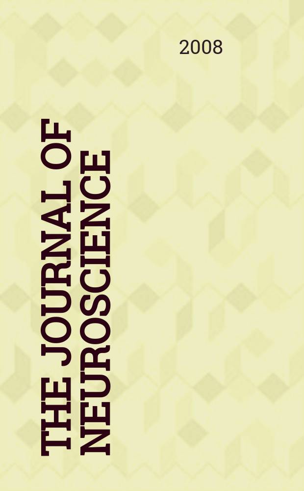 The Journal of neuroscience : The official journal of the Society for neuroscience. Vol. 28, № 30