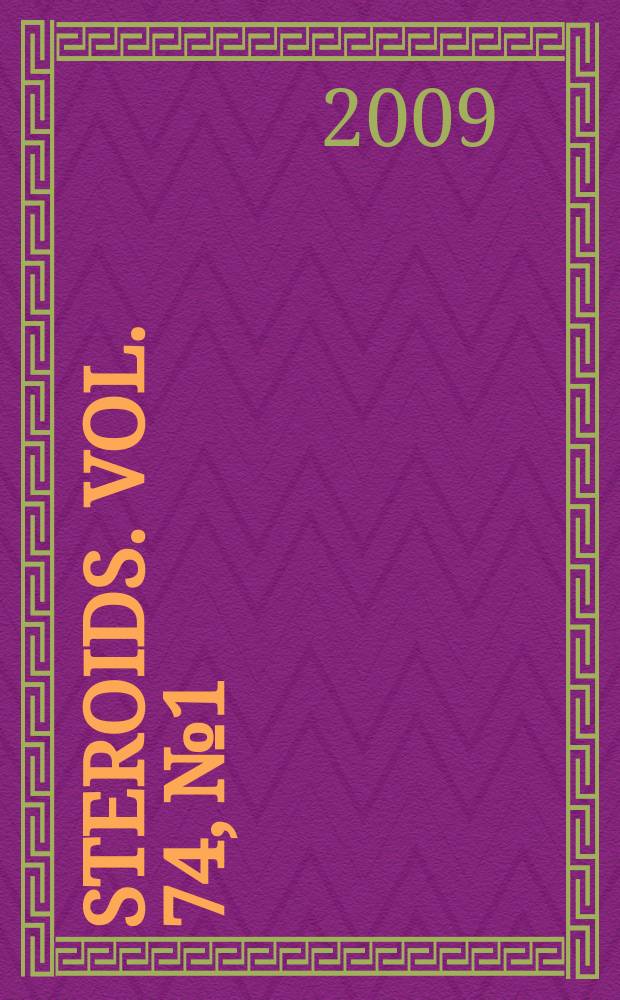 Steroids. Vol. 74, № 1