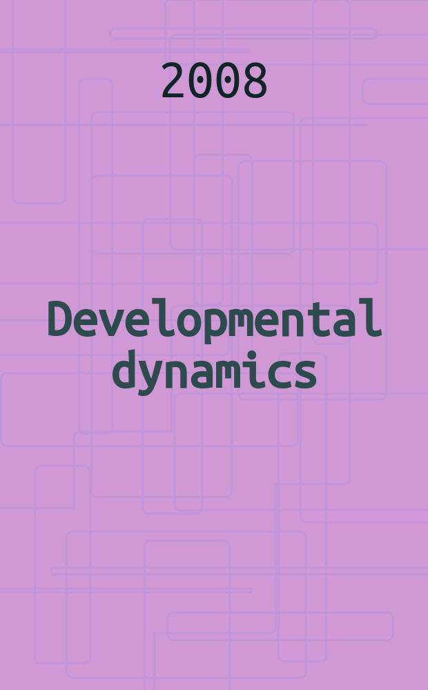 Developmental dynamics : An offic. publ. of the Amer. assoc. of anatomists (Formely The Amer. j. of anatomy). Vol. 237, № 8 : Special focus on the primary cilium