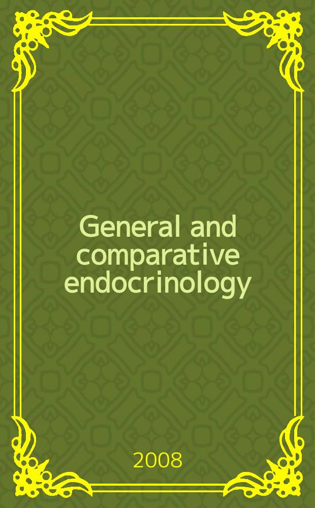 General and comparative endocrinology : An international journal. Vol. 157, № 3