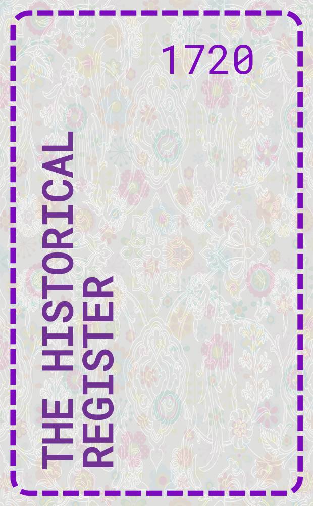 The historical Register