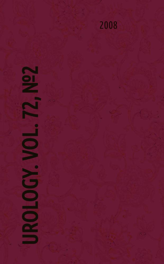 Urology. Vol. 72, № 2