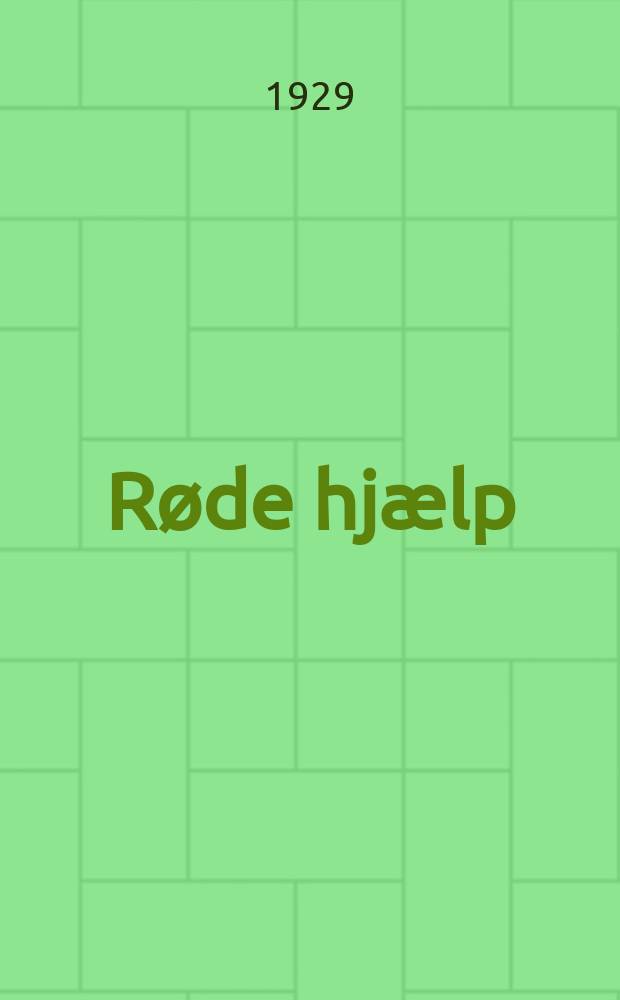 Røde hjælp