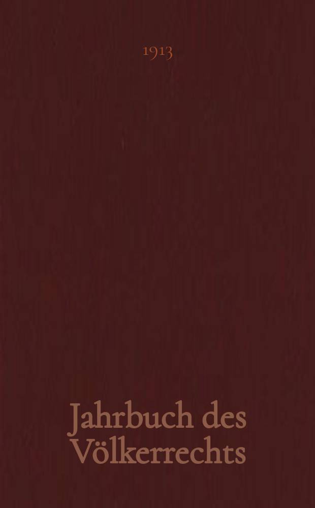 Jahrbuch des Völkerrechts