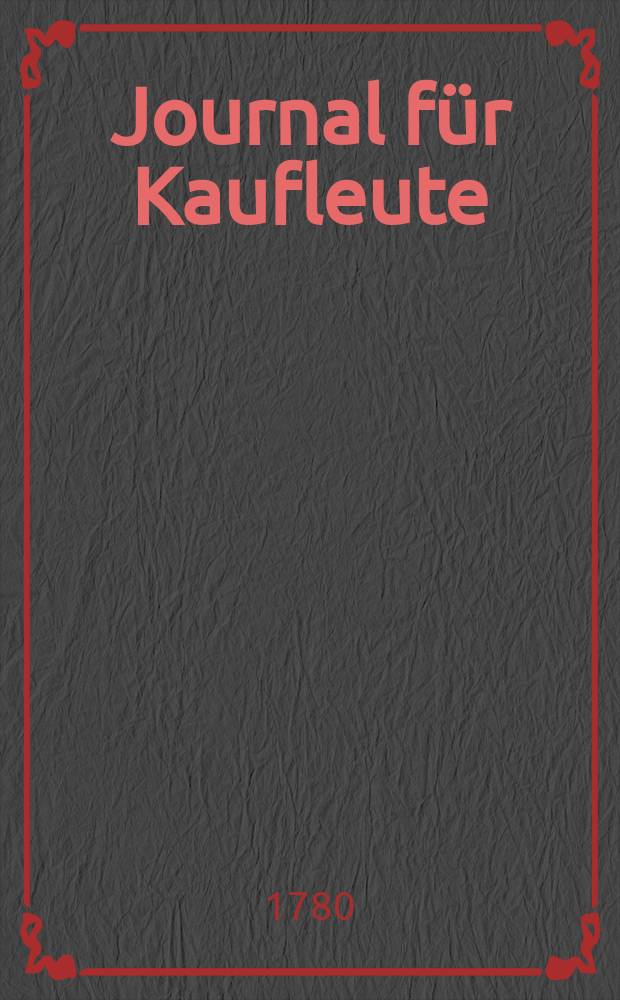 Journal für Kaufleute
