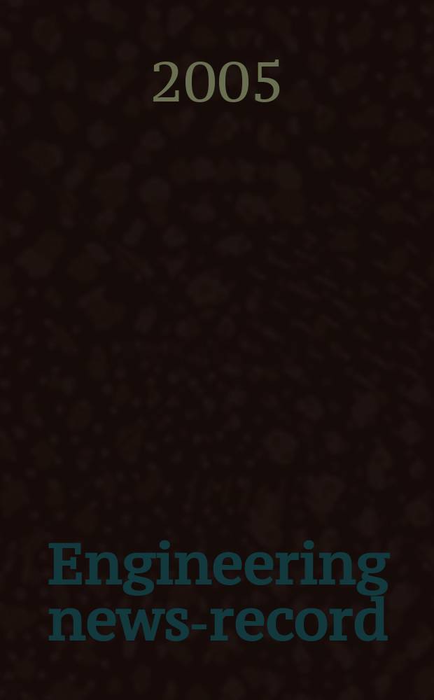 Engineering news-record : Devoted to civil engineering and contracting. Vol. 255, № 9