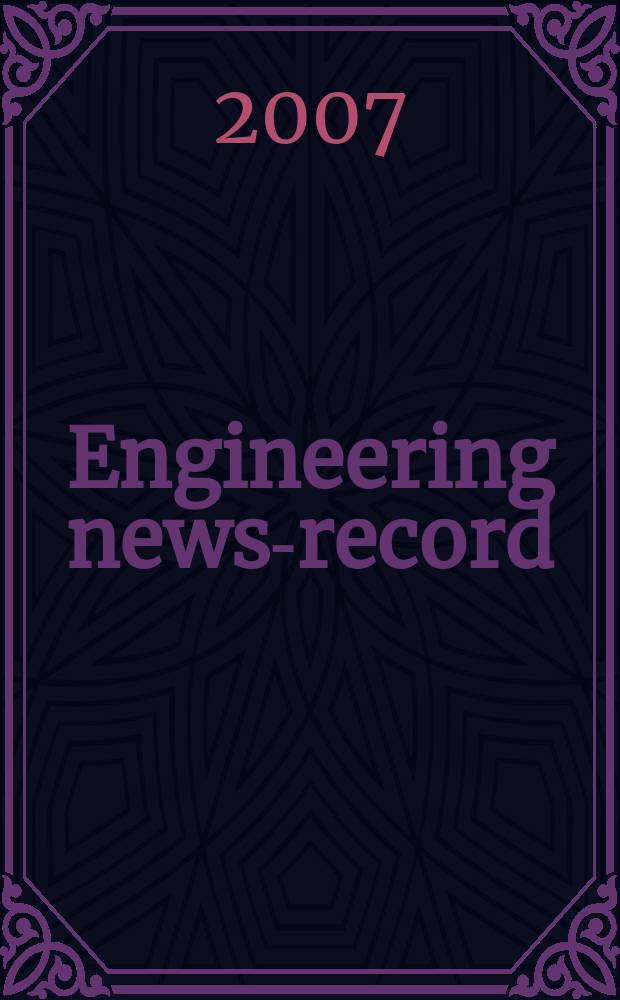 Engineering news-record : Devoted to civil engineering and contracting. Vol. 258, № 9