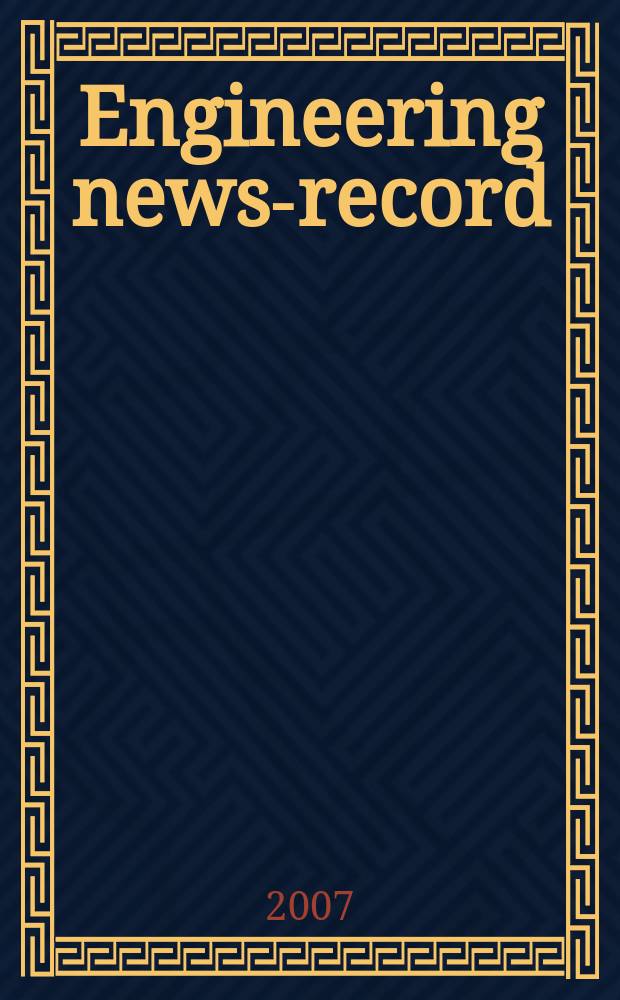 Engineering news-record : Devoted to civil engineering and contracting. Vol. 259, № 1
