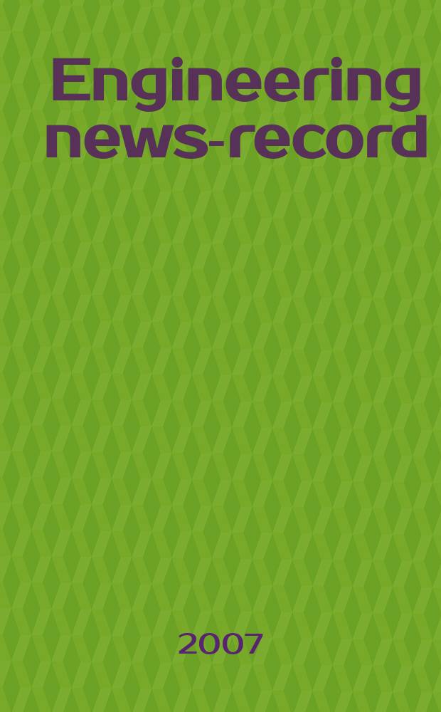 Engineering news-record : Devoted to civil engineering and contracting. Vol. 259, № 8