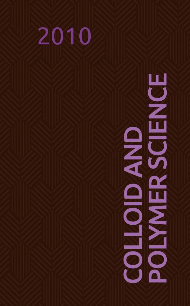 Colloid and polymer science : Offic. journal of the Kolloid-Ges. Vol. 288, № 7