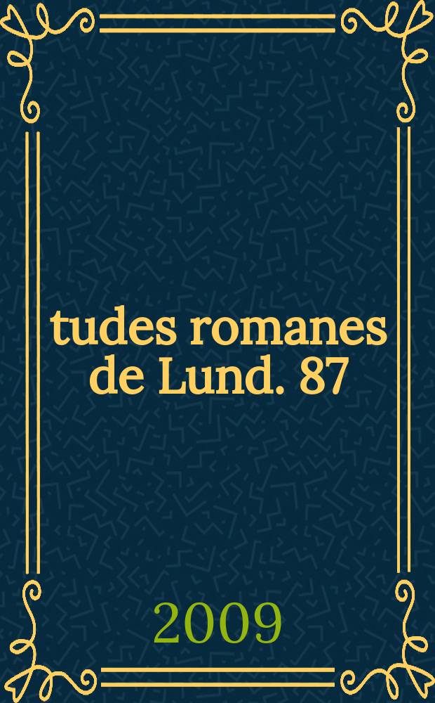 Études romanes de Lund. 87 : Les débutants parlent-ils à l'infinitif? = Начинающие говорят в инфинитиве?