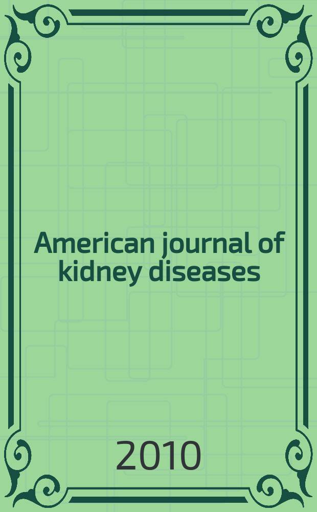 American journal of kidney diseases : The offic. journal of the Nat. kidney foundation. 2010 к vol. 55, № 5, suppl. 3 : Tumor lysis syndrome and acute kidney injury: evaluation, prevention, and management = Синдром распада опухоли и острое поражение почек: развитие, профилактика и ведение