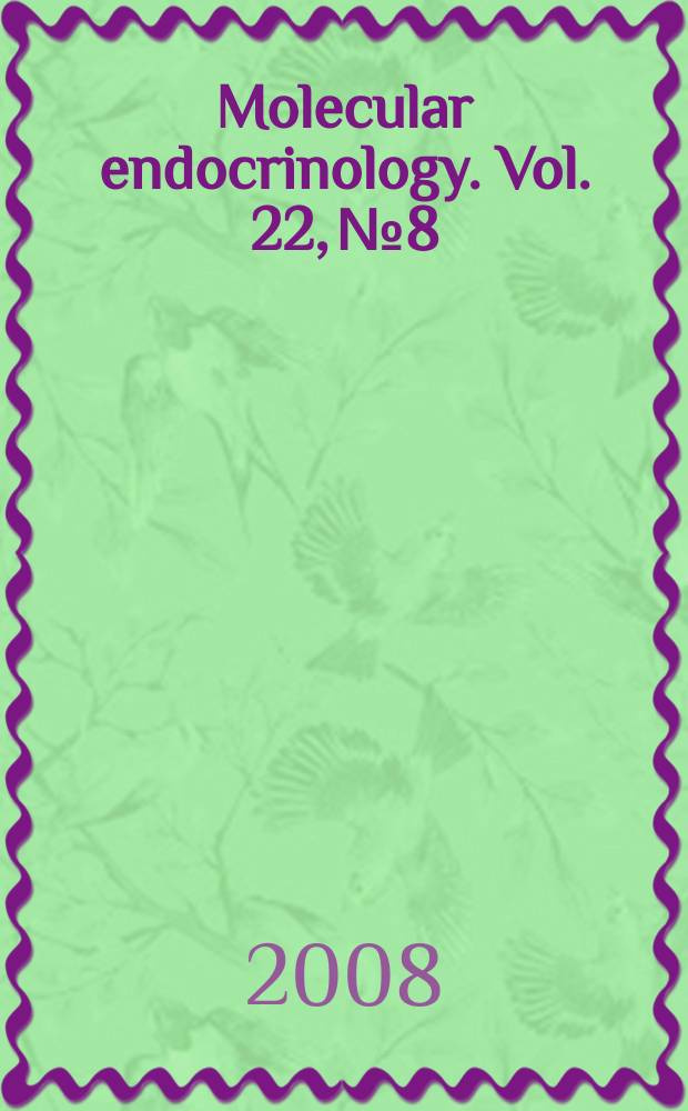 Molecular endocrinology. Vol. 22, № 8