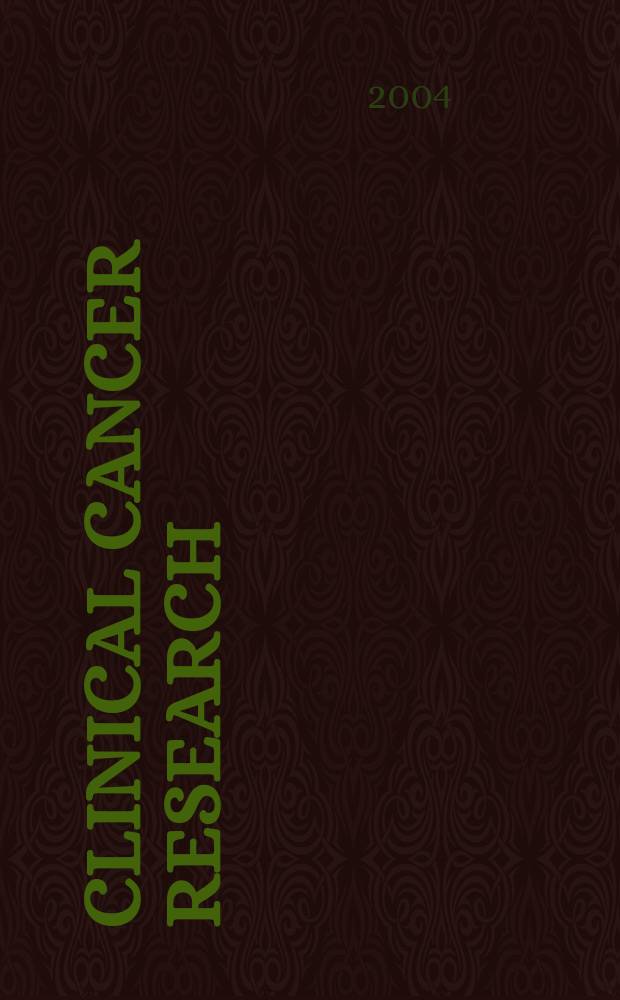 Clinical cancer research : An off. j. of the Amer. assoc. for cancer research. Vol. 10, № 23