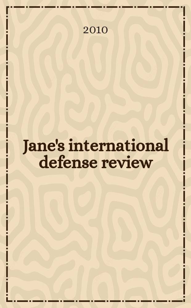 Jane's international defense review : Jane's IDR. Vol. 43, June