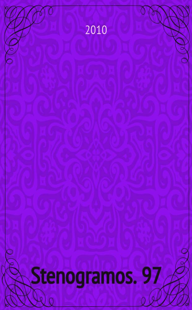 Stenogramos. 97