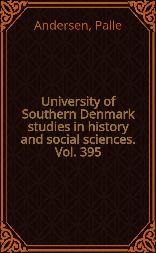 University of Southern Denmark studies in history and social sciences. Vol. 395 : Dansk viden 1941-1945 om Holocaust = Датские знания о Холокосте 1941-1945: иллюстрации нелегальной печати