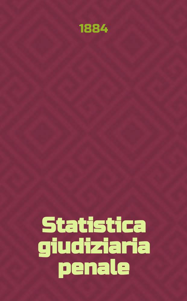 Statistica giudiziaria penale