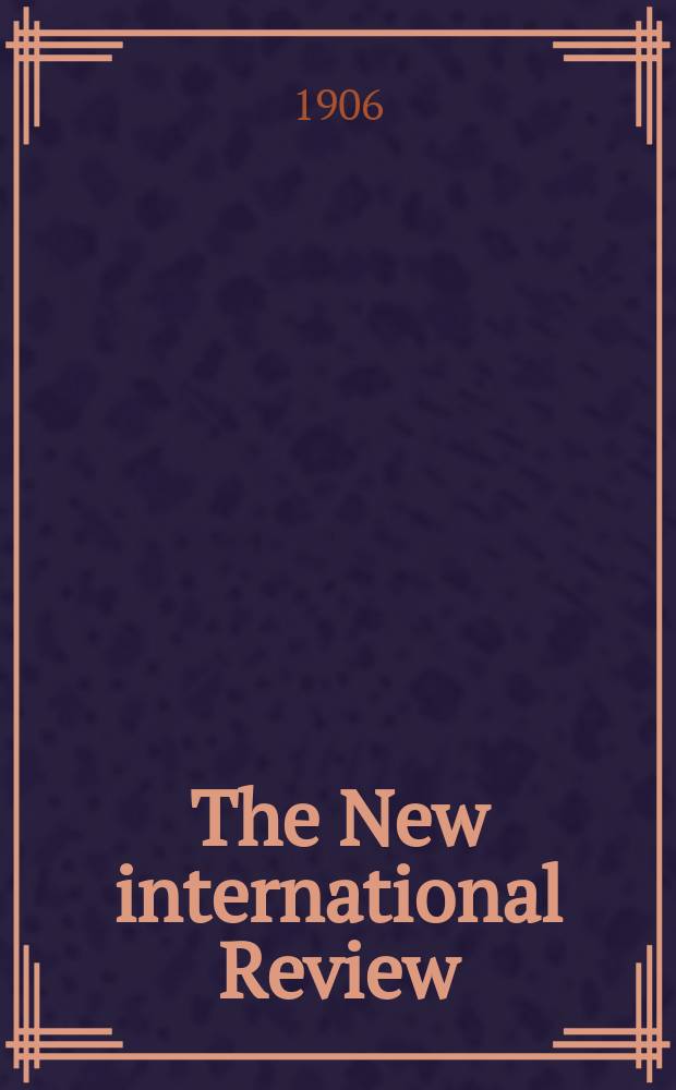 The New international Review