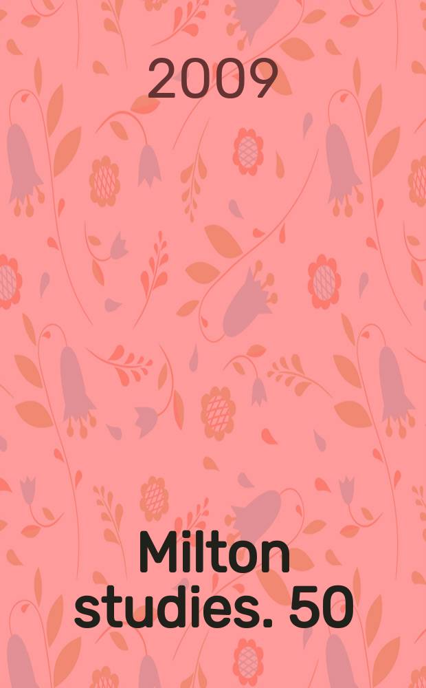 Milton studies. 50