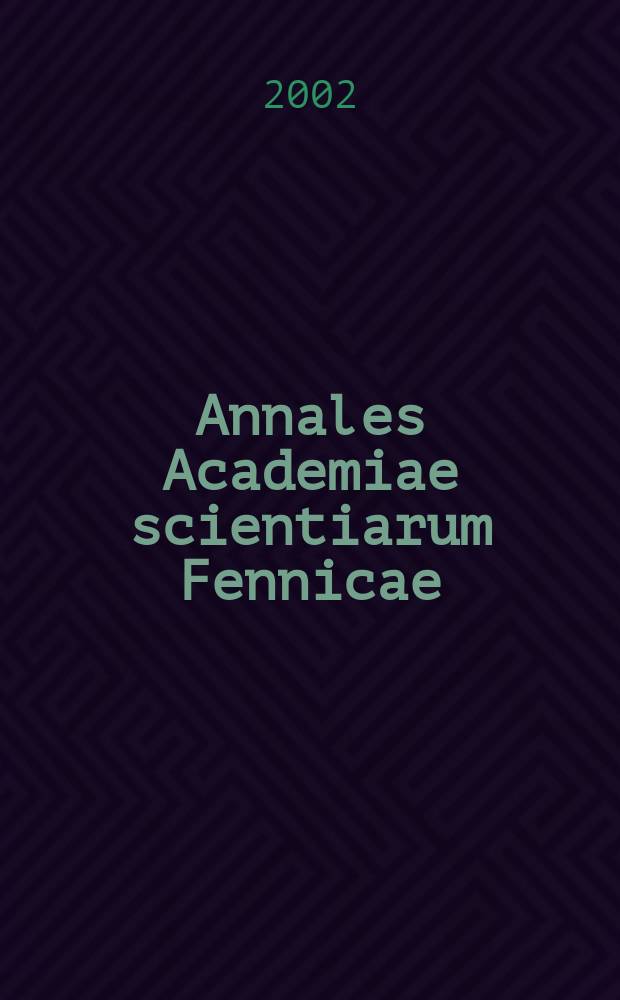 Annales Academiae scientiarum Fennicae : Origin and Paleoproterozoic reactivation...