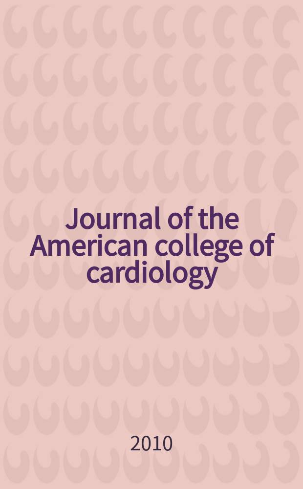 Journal of the American college of cardiology : JACC. Vol. 56, № 24