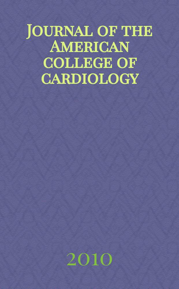 Journal of the American college of cardiology : JACC. Vol. 56, № 25