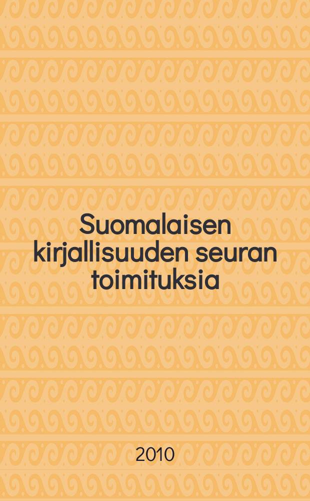 Suomalaisen kirjallisuuden seuran toimituksia : Maaemon lapset = Дети матери-Земли: Толстовство как культурно историческое явление в Финляндии
