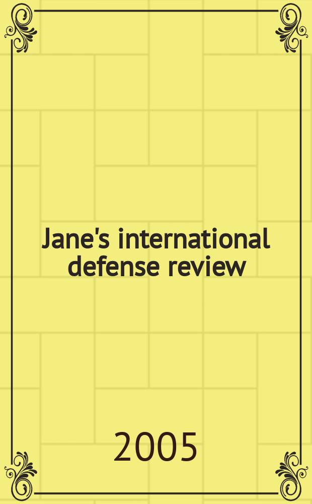 Jane's international defense review : Jane's IDR. Vol. 38, Nov.