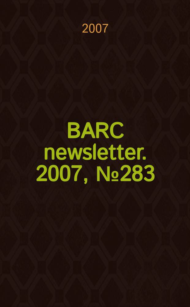 BARC newsletter. 2007, № 283