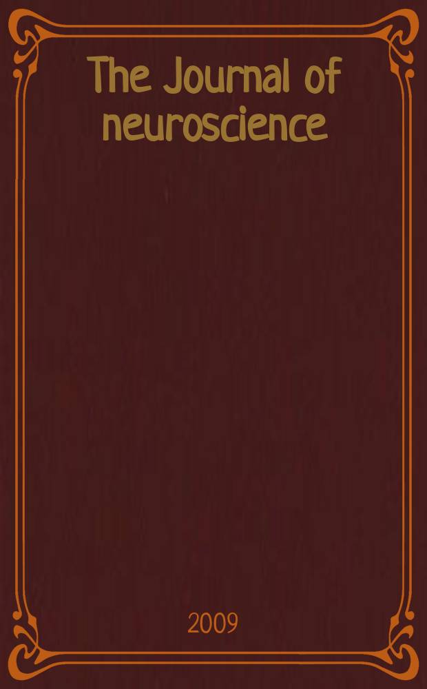 The Journal of neuroscience : The official journal of the Society for neuroscience. Vol. 29, № 4