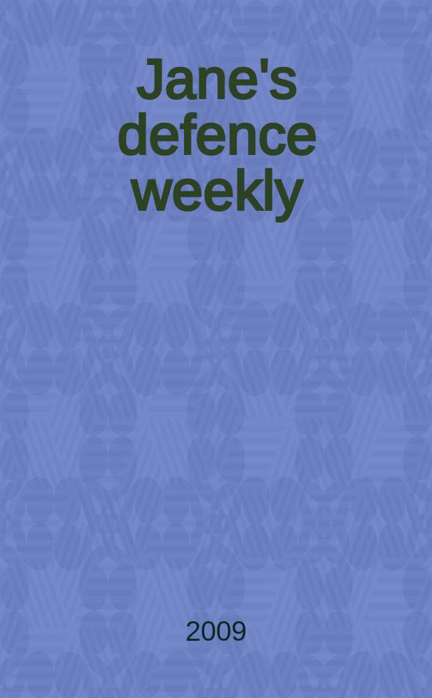 Jane's defence weekly : An intern. Thomson publ. Vol. 46, № 8