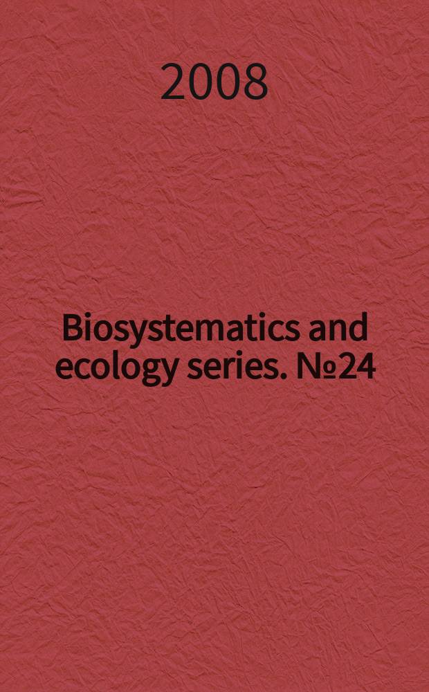 Biosystematics and ecology series. № 24 : Checklisten der Fauna Österreichs