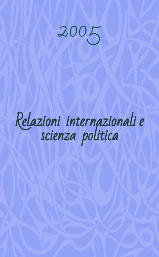 Relazioni internazionali e scienza politica : collana dell'Alta scuola di economia e relazioni internazionali. 10 : Partners or rivals? = Партнеры или соперники