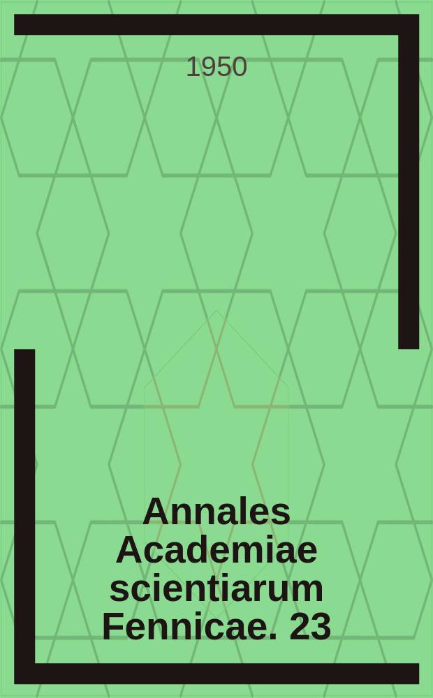 Annales Academiae scientiarum Fennicae. 23 : Differential thermal analyses of same quaternary clays of Fennoscandia