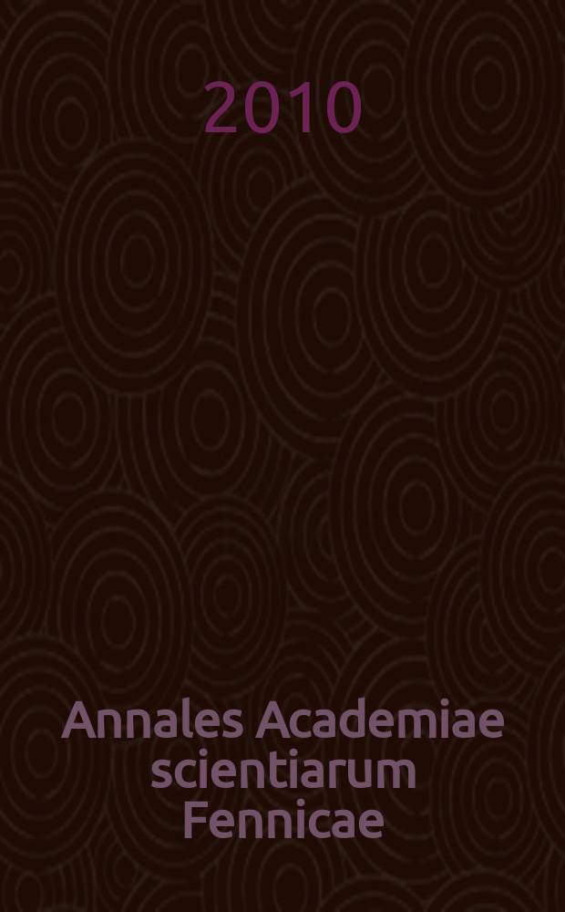 Annales Academiae scientiarum Fennicae : Rare forms of meltwater erosion on bedrock: polished flutes in the &Aring;land Sea area, Sweden - Finland = Редкие формы эрозии талой водой коренных пород:гладкие желобки в районе Аландского моря,Швеция-Норвегия