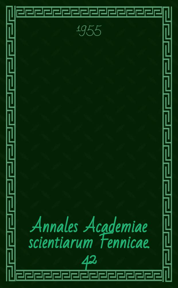 Annales Academiae scientiarum Fennicae. 42 : Gravimetric reductions with electronic computors